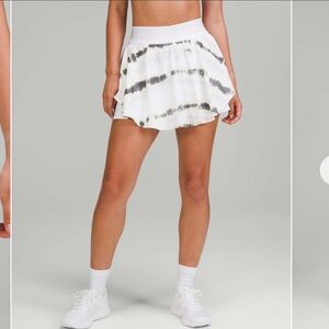 Lululemon Court Rival High-Rise Skirt Transverse Yellow Multi 4